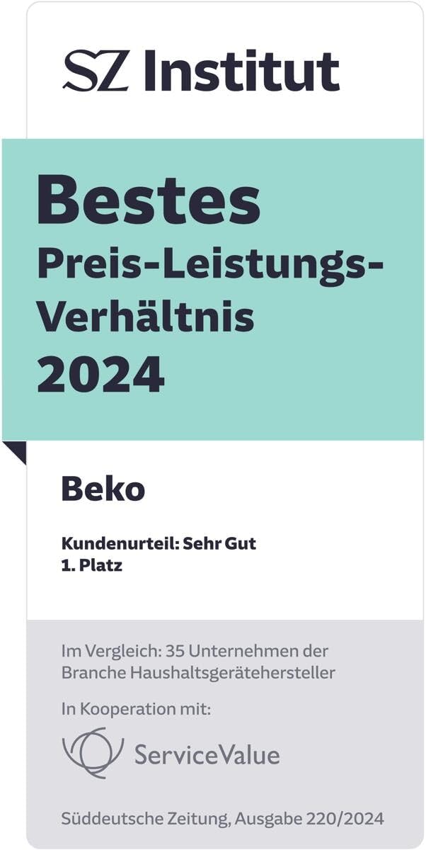 Beko BDIN16430 b300 Einbau-Geschirrspüler 60cm Vollintegriert