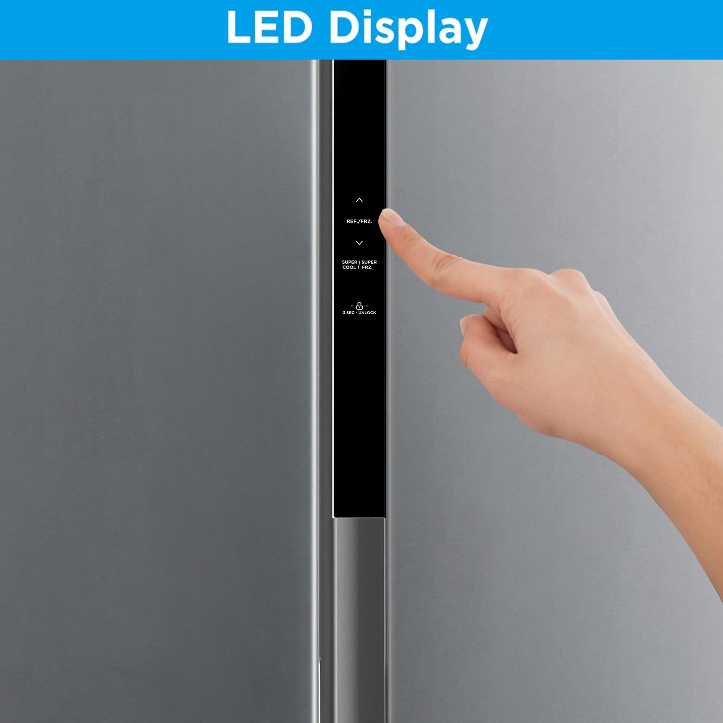 Comfee Side-by-Side Kühlschrank 460L – No Frost, Inox