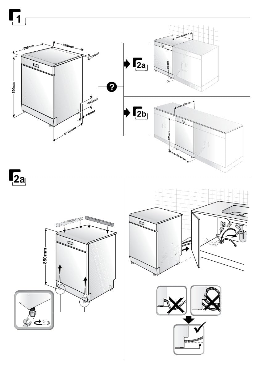 Beko DFN04321W Freistehender Geschirrspüler 60cm Weiß