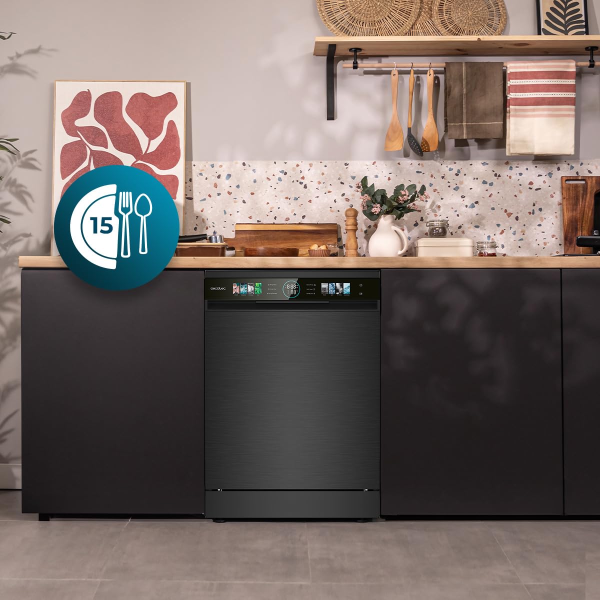 Cecotec Bolero Aguazero 6620 Dark C Kompakte Spülmaschine 60cm