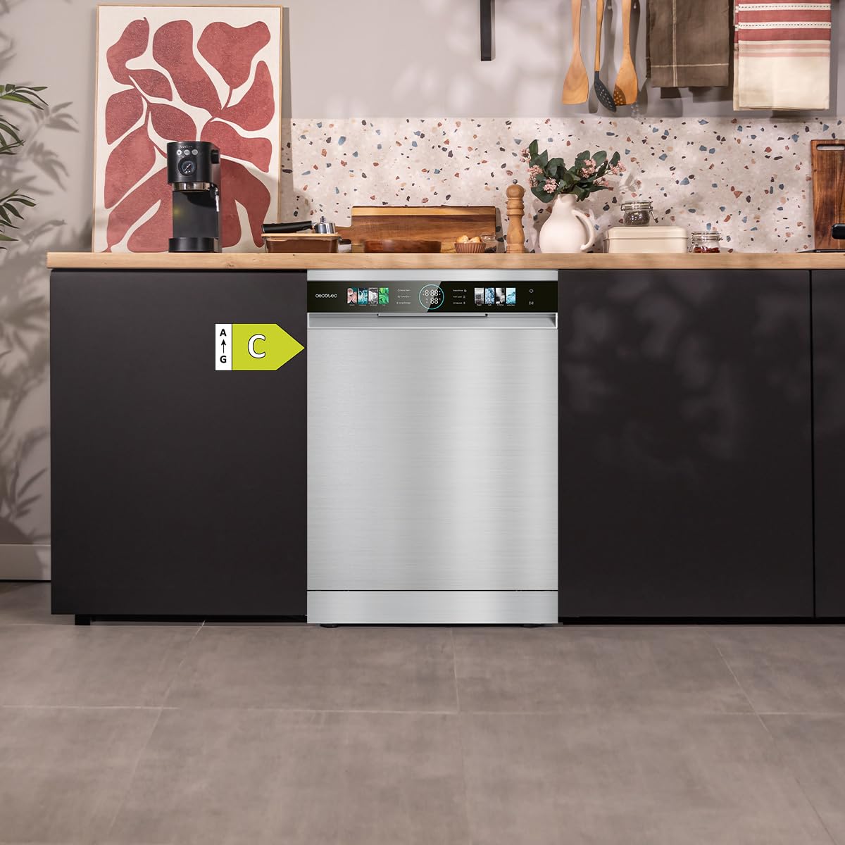 Cecotec Bolero Aguazero 6620 Dark C Kompakte Spülmaschine 60cm