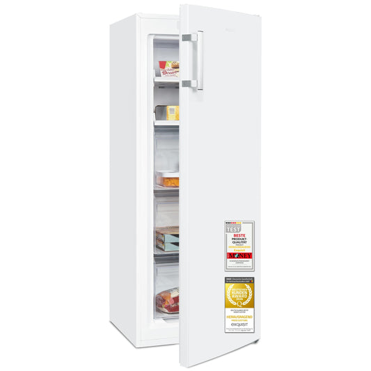 Exquisit Gefrierschrank 161L – NoFrost, Weiß