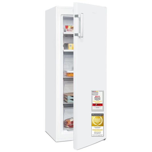 Exquisit Gefrierschrank 161L – No Frost, Weiß