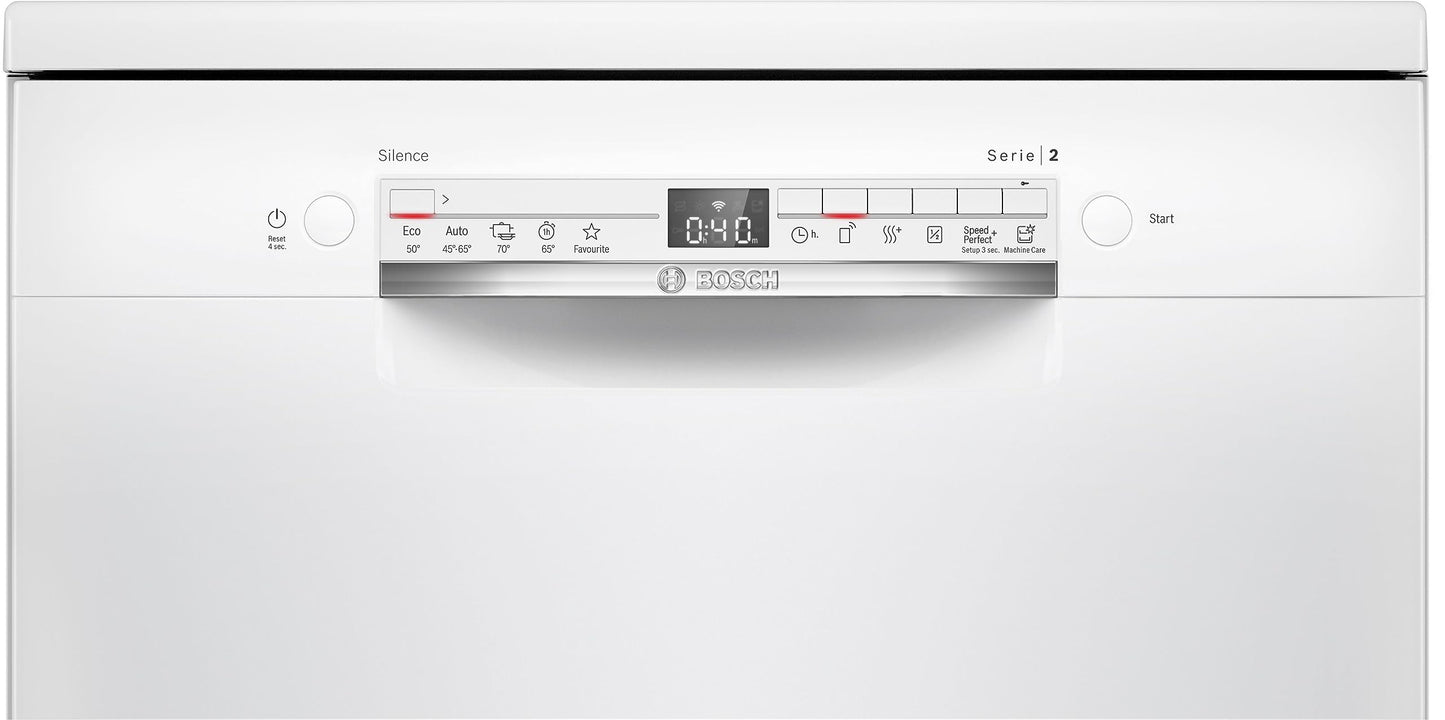 Bosch SMS2HTW02E Serie 2 Freistehender Geschirrspüler 60cm Weiß