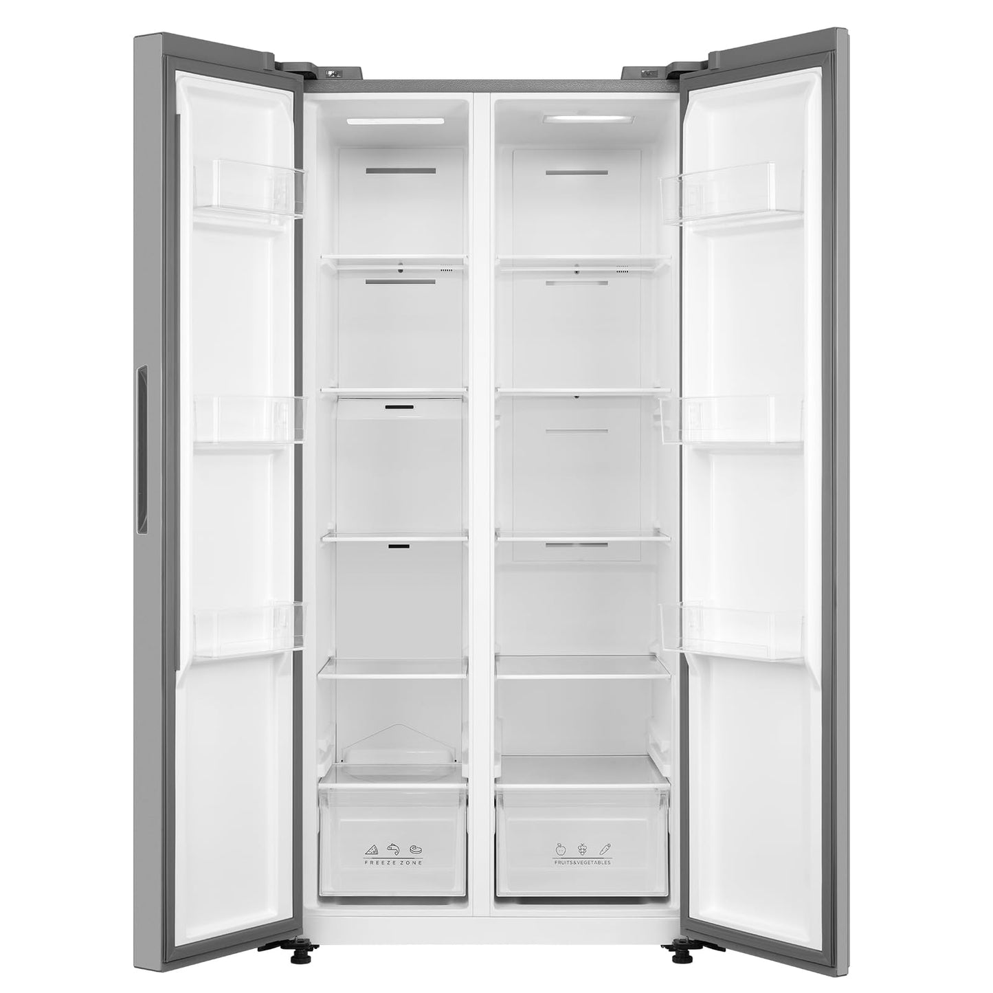 Comfee Side-by-Side Kühlschrank 460L – No Frost, Inox