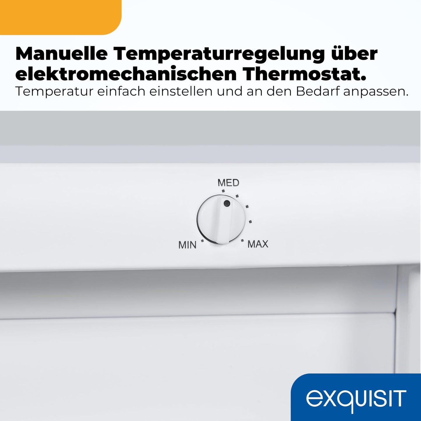 Exquisit Gefrierschrank 91L – Weiß