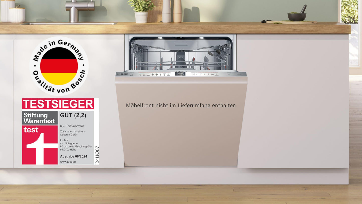 Bosch SBV6ZCX16E Serie 6 Vollintegrierter Geschirrspüler 60cm