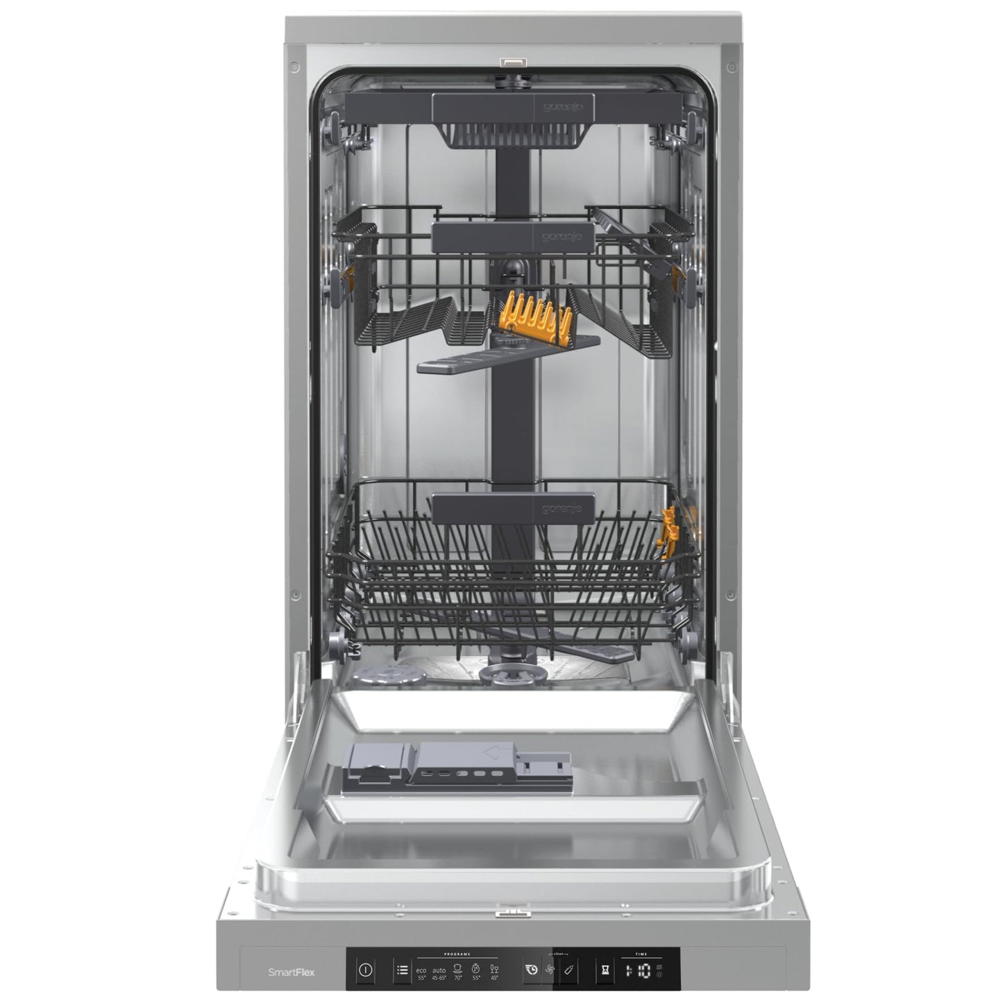 Gorenje GS 541D10 X Freistehender Geschirrspüler 45cm Silber