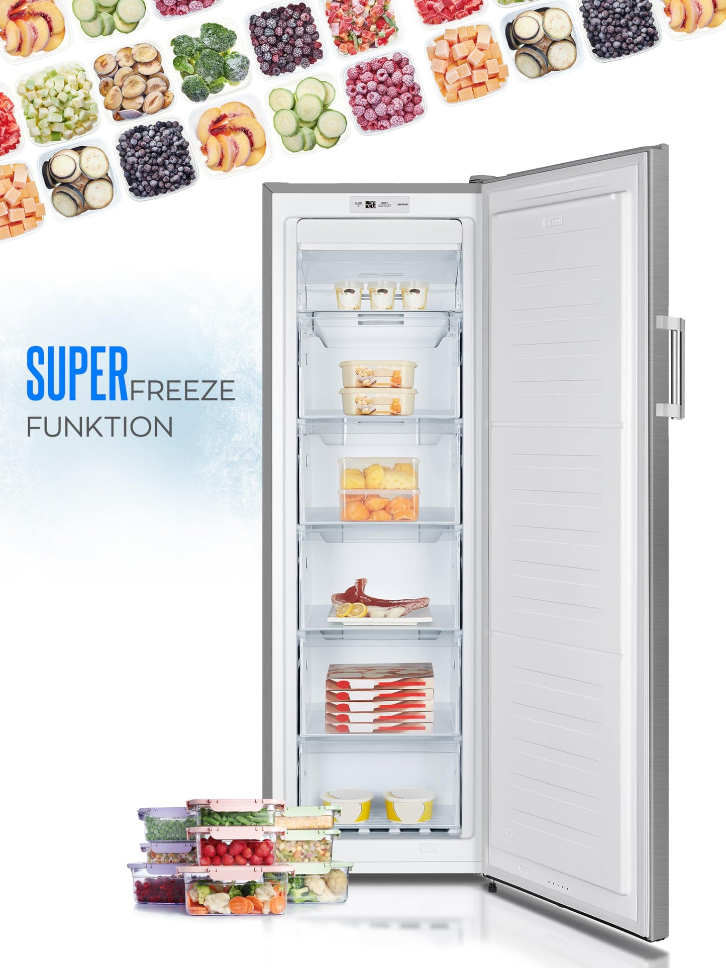 Heinrich’s Gefrierschrank – No Frost, LED-Display