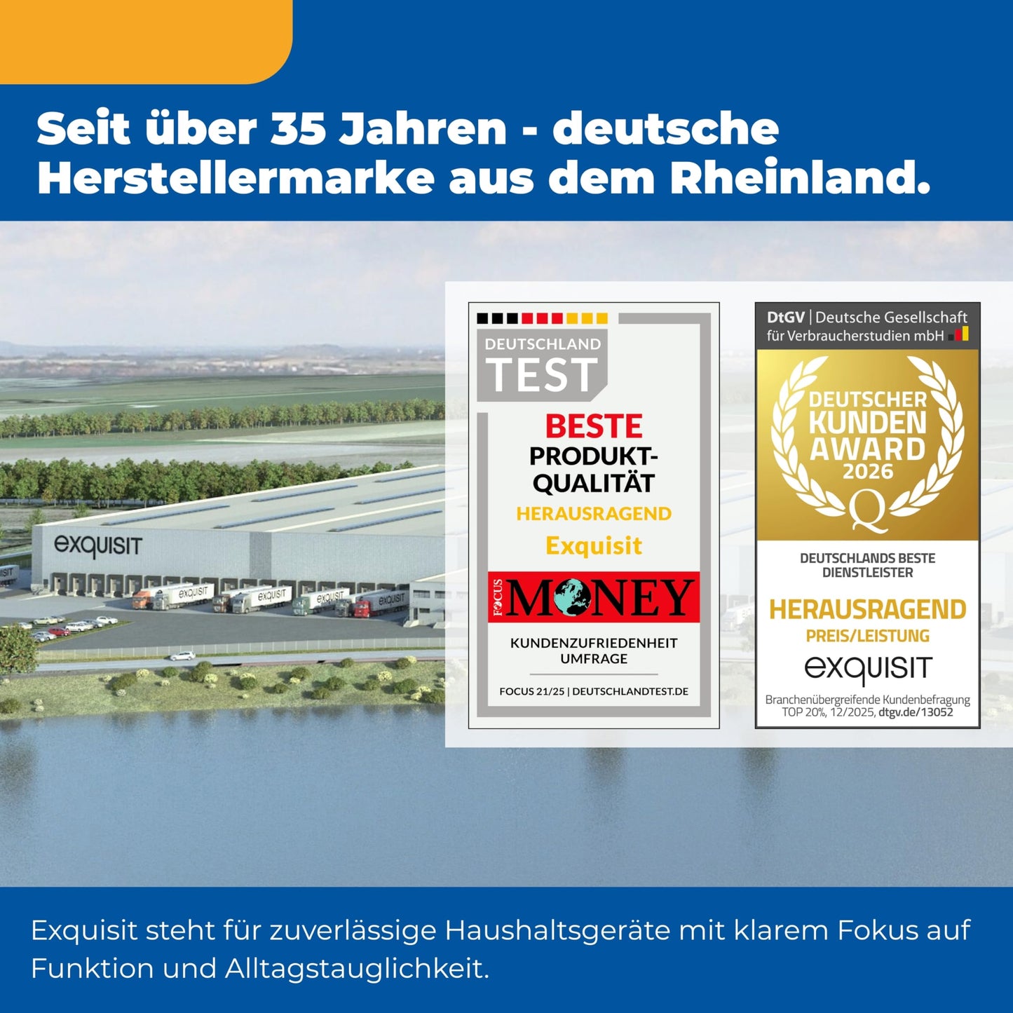 Exquisit Gefrierschrank 85L – Weiß