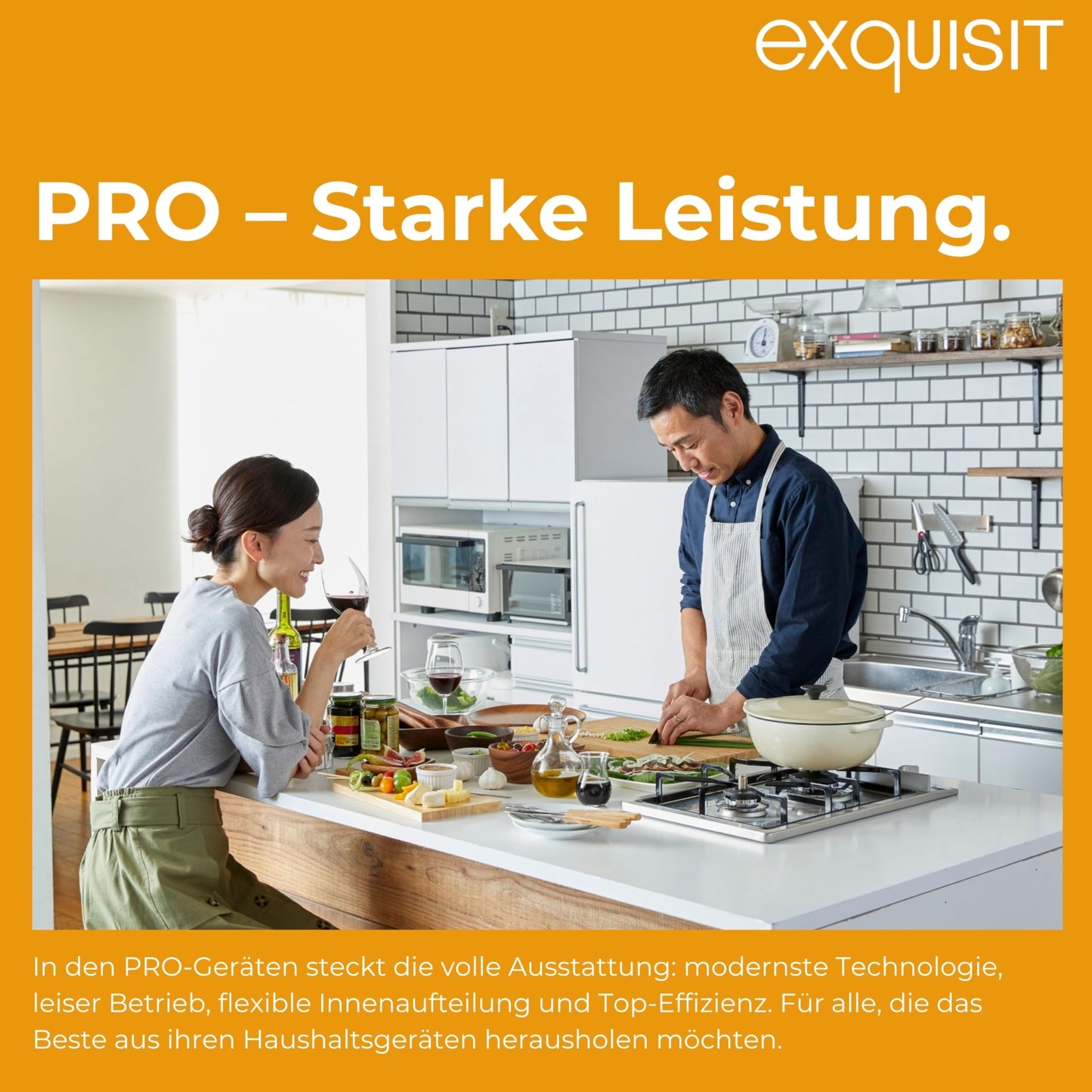 Exquisit GSP56314-030C Freistehender Geschirrspüler 60cm Silber